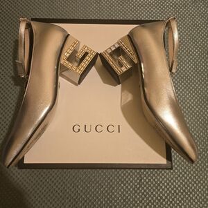 GUCCI Women's Silver Heels